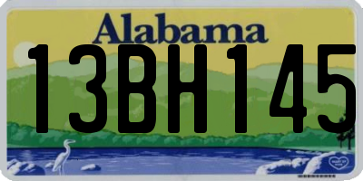AL license plate 13BH145