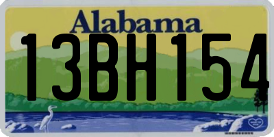 AL license plate 13BH154
