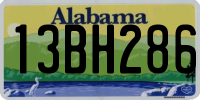 AL license plate 13BH286