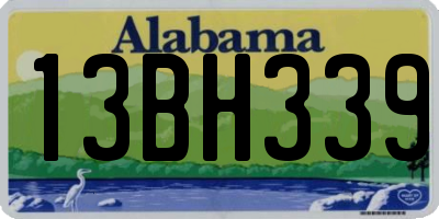 AL license plate 13BH339