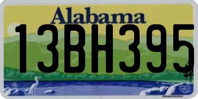 AL license plate 13BH395
