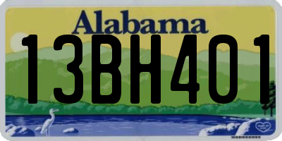 AL license plate 13BH401