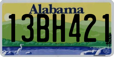 AL license plate 13BH421