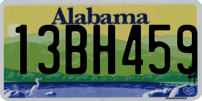 AL license plate 13BH459
