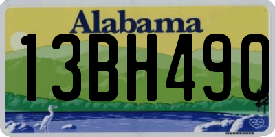 AL license plate 13BH490