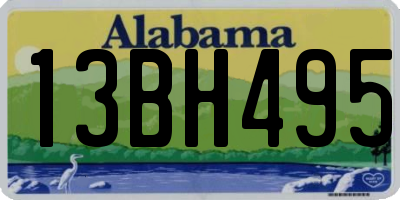AL license plate 13BH495