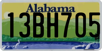 AL license plate 13BH705