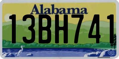 AL license plate 13BH741