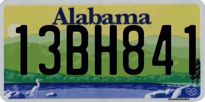 AL license plate 13BH841