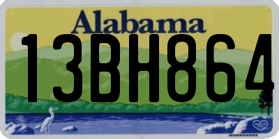 AL license plate 13BH864
