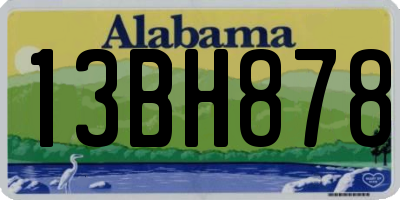 AL license plate 13BH878