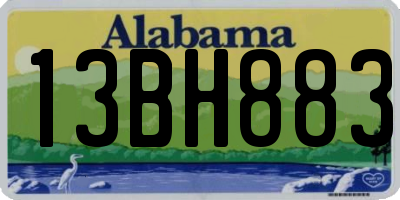 AL license plate 13BH883