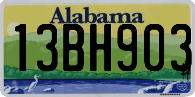 AL license plate 13BH903