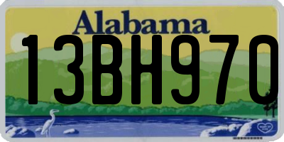 AL license plate 13BH970