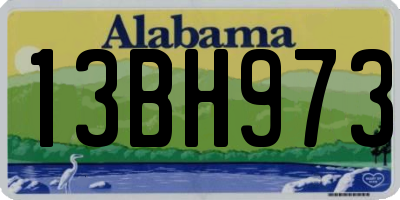 AL license plate 13BH973