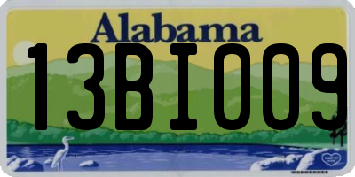 AL license plate 13BI009