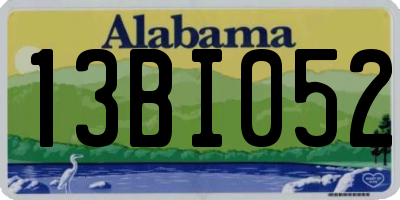 AL license plate 13BI052