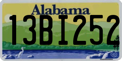 AL license plate 13BI252