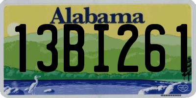 AL license plate 13BI261