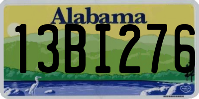 AL license plate 13BI276