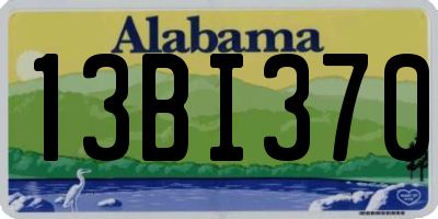 AL license plate 13BI370