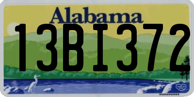 AL license plate 13BI372