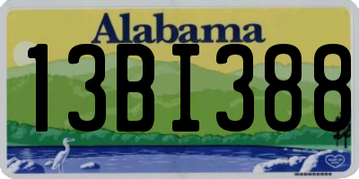 AL license plate 13BI388