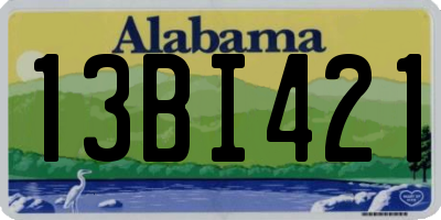 AL license plate 13BI421