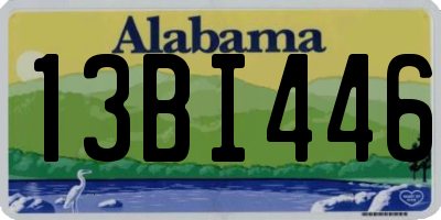 AL license plate 13BI446