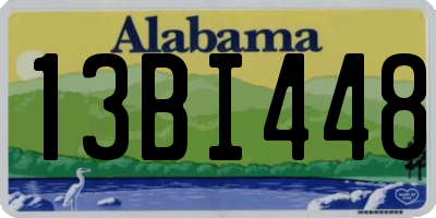 AL license plate 13BI448