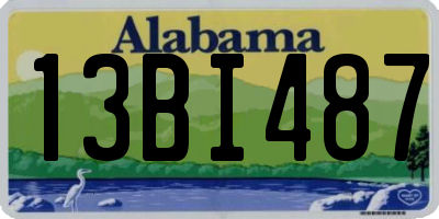 AL license plate 13BI487