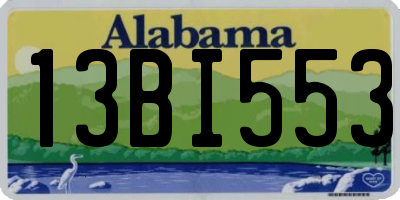 AL license plate 13BI553
