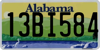 AL license plate 13BI584