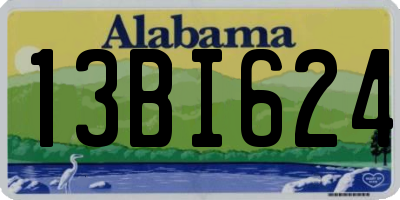 AL license plate 13BI624
