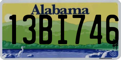 AL license plate 13BI746