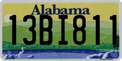 AL license plate 13BI811