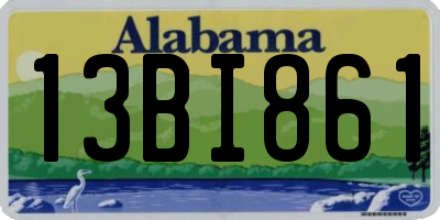 AL license plate 13BI861