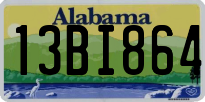 AL license plate 13BI864