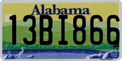 AL license plate 13BI866