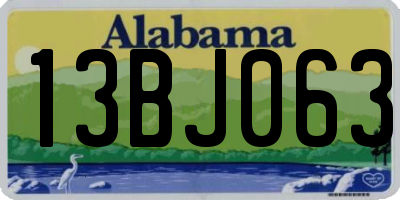 AL license plate 13BJ063