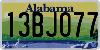 AL license plate 13BJ077