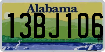 AL license plate 13BJ106