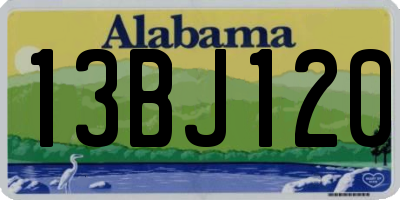 AL license plate 13BJ120