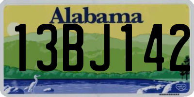 AL license plate 13BJ142