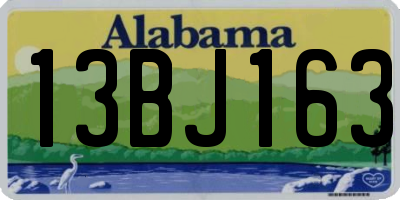 AL license plate 13BJ163