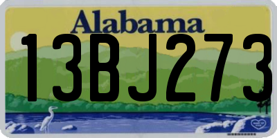 AL license plate 13BJ273