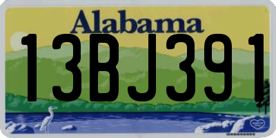AL license plate 13BJ391