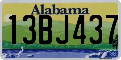 AL license plate 13BJ437