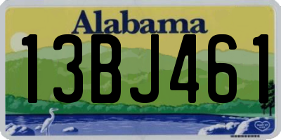 AL license plate 13BJ461