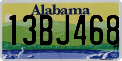 AL license plate 13BJ468